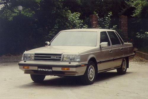 1986년식 현대차 그랜저. 현대차 제공